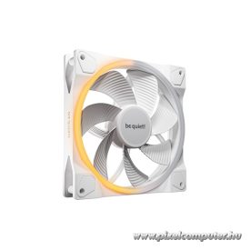   Be Quiet! Cooler 12cm - LIGHT WINGS 140mm PWM Reverse White (RGB, 1300rpm, 25,5dB, fehér)