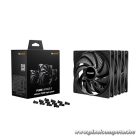 Be Quiet! Cooler 14cm - PURE WINGS 3 140mm PWM HS 3-Pack (1800rpm, 30,5dB, fekete)