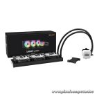 Be Quiet! CPU Water Cooler - LIGHT LOOP 360mm Black (3x120mm, csatlakozó: 3pin, cső hossza: 400mm, fekete)