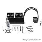 Be Quiet! CPU Water Cooler - SILENT LOOP 3 240mm Black (2x120mm, csatlakozó: 3pin, cső hossza: 400mm, fekete)