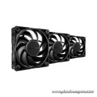 Be Quiet! CPU Water Cooler - SILENT LOOP 3 360mm Black (3x120mm, csatlakozó: 3pin, cső hossza: 400mm, fekete)