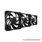 Be Quiet! CPU Water Cooler - SILENT LOOP 3 420mm Black (3x140mm, csatlakozó: 3pin, cső hossza: 400mm, fekete)