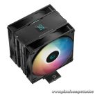 DeepCool CPU Cooler - AG400 DIGITAL PLUS (31,6 dB; max, 134,03 m3/h; 4pin csatlakozó, 4 db heatpipe, 12cm, PWM)