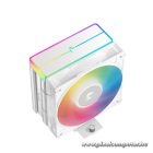 DeepCool CPU Cooler - AG400 WH ARGB V2 (31,6 dB; max, 128,93 m3/h; 4pin csatlakozó, 4 db heatpipe, 12cm, PWM, fehér)