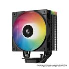 DeepCool CPU Cooler - AG400 BK ARGB V2 (31,6 dB; max, 128,93 m3/h; 4pin csatlakozó, 4 db heatpipe, 12cm, PWM)