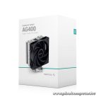 DeepCool Aktív CPU hűtő - AG400 (31,6 dB; max, 128,93 m3/h; 4pin csatlakozó, 4 db heatpipe, 12cm, PWM)