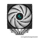 DeepCool Aktív CPU hűtő - AG620 BK ARGB (29,4 dB; max, 115,32 m3/h; 4pin csatlakozó, 6 db heatpipe, 12cm, PWM, LED)