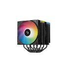 DeepCool CPU Cooler - AG620 BK ARGB V2 (29,4 dB; max, 115,32 m3/h; 4pin csatlakozó, 6 db heatpipe, 12cm, PWM, LED)