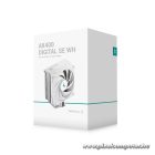 DeepCool CPU Cooler - AK400 DIGITAL SE WH (28 dB; max, 117,21 m3/h; 4pin csatlakozó, 4 db heatpipe, 12cm, PWM)