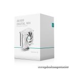 DeepCool CPU Cooler - AK400 Digital WH (28 dB; max, 117,21 m3/h; 4pin csatlakozó, 4 db heatpipe, 12cm, PWM, fehér)