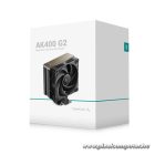 DeepCool CPU Cooler - AK400 G2 (31,45 dB; max, 107,7 m3/h; 4pin csatlakozó, 4 db heatpipe, 12cm, PWM)