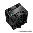 DeepCool Aktív CPU hűtő - AK400 ZERO DARK PLUS (28 dB; max, 101,02 m3/h; 4pin, 4 db heatpipe, 12cm, PWM)