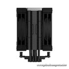 DeepCool Aktív CPU hűtő - AK400 ZERO DARK PLUS (28 dB; max, 101,02 m3/h; 4pin, 4 db heatpipe, 12cm, PWM)