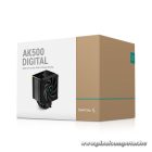 DeepCool CPU Cooler - AK500 Digital (28dB; max, 117,21 m3/h; 4pin csatlakozó, 5 db heatpipe, 12cm, PWM, fekete)