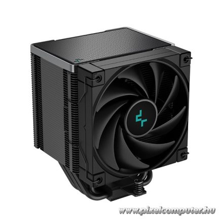 DeepCool Aktív CPU hűtő - AK500 ZERO DARK (31,5 dB; max, 88,75 m3/h; 4pin csatlakozó, 5 db heatpipe, 12cm, PWM)