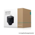 DeepCool Aktív CPU hűtő - AK500 ZERO DARK (31,5 dB; max, 88,75 m3/h; 4pin csatlakozó, 5 db heatpipe, 12cm, PWM)