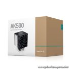 DeepCool Aktív CPU hűtő - AK500 (31,5 dB; max, 88,75 m3/h; 4pin csatlakozó, 5 db heatpipe, 12cm, PWM)