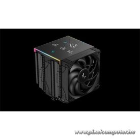   DeepCool CPU Cooler - AK620 DIGITAL PRO (25 dB; max, 103,45 m3/h; 4pin csatlakozó, 6 db heatpipe, 2x12cm, PWM)