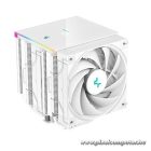 DeepCool CPU Cooler - AK620 Digital WH (28 dB; max, 117,21 m3/h; 4pin csatlakozó, 6 db heatpipe, 2x12cm, PWM, fehér)