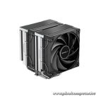 DeepCool Aktív CPU hűtő - AK620 (28 dB; max, 117,21 m3/h; 4pin csatlakozó, 6 db heatpipe, 2x12cm, PWM)