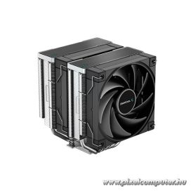   DeepCool Aktív CPU hűtő - AK620 (28 dB; max, 117,21 m3/h; 4pin csatlakozó, 6 db heatpipe, 2x12cm, PWM)