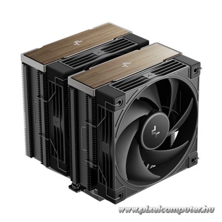 DeepCool CPU Cooler - AK620 G2 (28 dB; max, 98,13 m3/h; 4pin csatlakozó, 6 db heatpipe, 2x12cm, PWM)