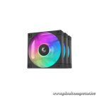 DeepCool Cooler 12cm - FD12 ARGB (3in1) (27,6dB; max. 109,07 m3/h; 3pin csatlakozó; hydro bearing, ház hűtésre, PWM)