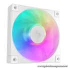 DeepCool Cooler 12cm - FD12 ARGB WH (27,6dB; max. 109,07 m3/h; 3pin csatlakozó; hydro bearing, ház hűtésre, PWM, fehér)