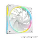 DeepCool Cooler 12cm - FL12 SE WH (3in1) (28.67dB; max.86,20 m3/h; 3x12cm, 3pin; hydro bearing, ház hűtésre, RGB, PWM)