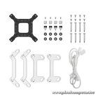 DeepCool CPU Water Cooler - LM240 WH (max 36.07dB; max. 112,52 m3/h; 2x12cm, LED kijelző, fehér)