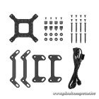 DeepCool CPU Water Cooler - LM240 (max 36.07dB; max. 112,52 m3/h; 2x12cm, LED kijelző, fekete)