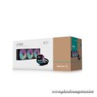 DeepCool CPU Water Cooler - LP360 (max 21dB; max. 122,39 m3/h; 3x12cm, LED kijelző, fekete)