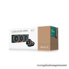 DeepCool CPU Water Cooler - LQ360 ULTRA ARGB (max 35.63dB; max. 124,72 m3/h; 3x12cm, LED kijelző, fekete)