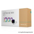 DeepCool CPU Water Cooler - LS720 SE WH (max 19dB; max. 103,38 m3/h; 3x12cm, A-RGB LED, fehér)