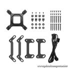 DeepCool CPU Water Cooler - MYSTIQUE 360 ARGB (max 21dB; max. 123,09 m3/h; 3x12cm, LED kijelző, fekete)