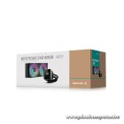 DeepCool CPU Water Cooler - MYSTIQUE 240 ARGB (max 21dB; max. 123,09 m3/h; 2x12cm, LED kijelző, fekete)