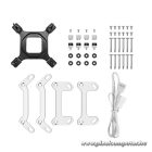 DeepCool CPU Water Cooler - MYSTIQUE 360 WH (max 21dB; max. 123,09 m3/h; 3x12cm, LED kijelző, fehér)