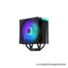 Endorfy CPU Cooler - Fera 5 Black ARGB (12 cm, 4 pin, 4x heatpipe, PWM, TDP 220W, fekete)