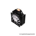 Endorfy CPU Cooler - Fera 5 Black ARGB (12 cm, 4 pin, 4x heatpipe, PWM, TDP 220W, fekete)