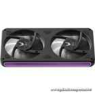 Formula Cooler 12cm - 2db Air Fusion 2 BK (33,46dB,max.42.65 CFM, PWM4-Pin+ARGB3-Pin, hydro bearing, ház hűtésre, ARGB)