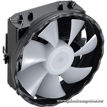 Formula CPU Cooler - Astral Plus FRPW 4P (17-34dB, 4pin csatlakozó, 4 db heatpipe, 9cm, PWM, FRGB)