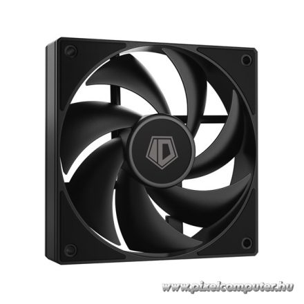 ID-Cooling Cooler 12cm - AF-125-K (29,85dB, max. 132,94 m3/h, 4pin, PWM, 12cm, ARGB LED, fekete)