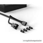 ID-Cooling Cooler 12cm - AF-125-K (29,85dB, max. 132,94 m3/h, 4pin, PWM, 12cm, ARGB LED, fekete)