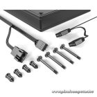 ID-Cooling Cooler 14cm -AS-140-ARGB-K (24,9dB, max. 122,66 m3/h, 4pin, PWM, 14cm, ARGB, fekete)