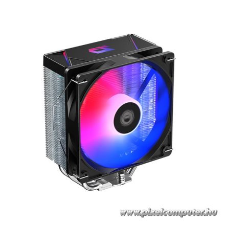 ID-Cooling CPU Cooler - BLITZ X4 (26,6dB; max. 110,09 m3/h; 4pin csatlakozó, 4 db heatpipe, 12cm, PWM, LED)