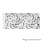 ID-Cooling CPU Water Cooler - DX240 MAX WHITE (35.2dB; max. 144,41 m3/h; 2x12cm, fehér)