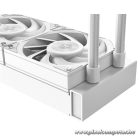 ID-Cooling CPU Water Cooler - DX240 MAX WHITE (35.2dB; max. 144,41 m3/h; 2x12cm, fehér)