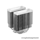 ID-Cooling CPU Cooler - FROZN A620 PRO SE ARGB WH (27,2dB; max 98,54 m3/h; 4Pin csatlakozó, 6 db heatpipe, 2x12cm, PWM)