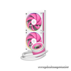   ID-Cooling CPU Water Cooler - FX240 INF PINK (29.9dB; max. 132,52 m3/h; 2x12cm, A-RGB, rózsaszín)