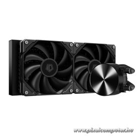   ID-Cooling CPU Water Cooler - FX240 PRO (25dB; max. 140,16 m3/h; 2x12cm, fekete)